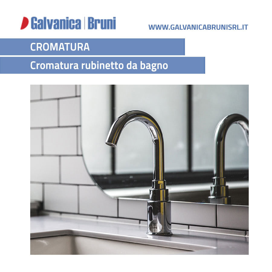 Cromatura rubinetto bagno