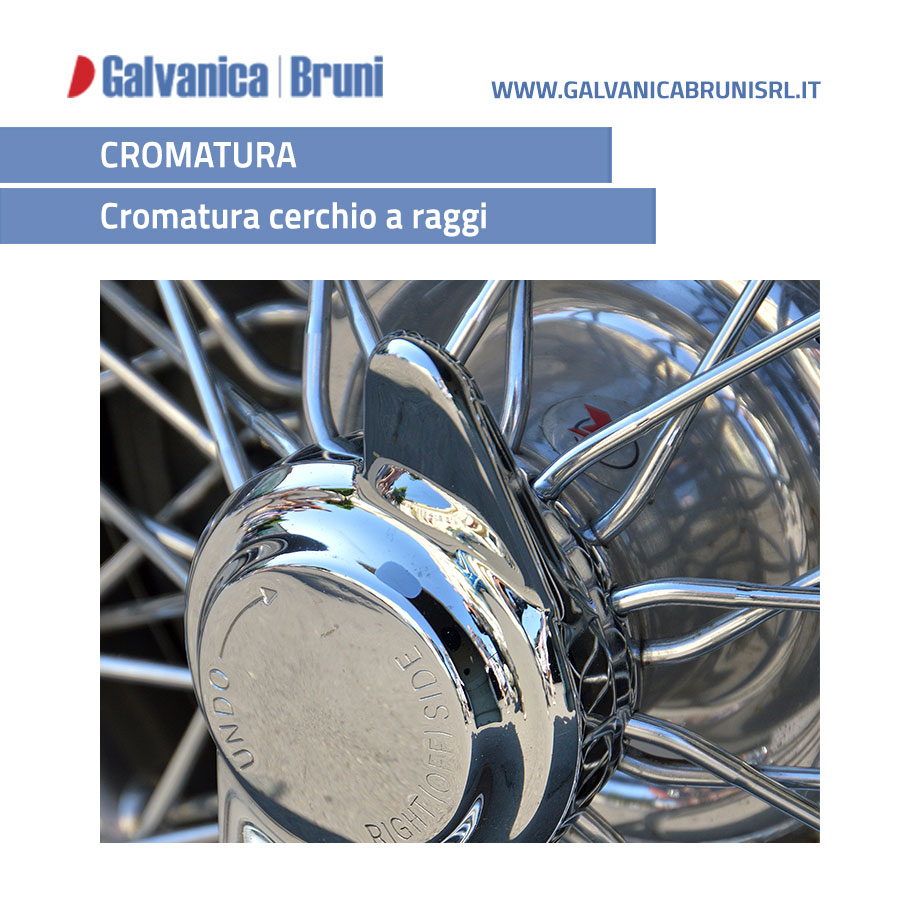Cromatura cerchio a raggi